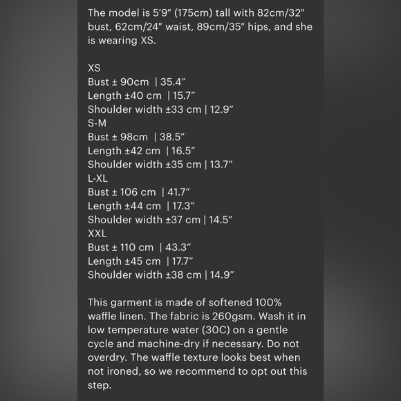 Soja terracotta, linen, wrap waffle top - Picture 3 of 6